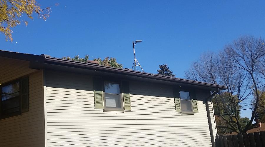 antenna on the top of my house